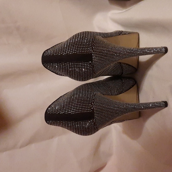 Enzo Angiolini silver sparkle pumps size 9 - Picture 2 of 3